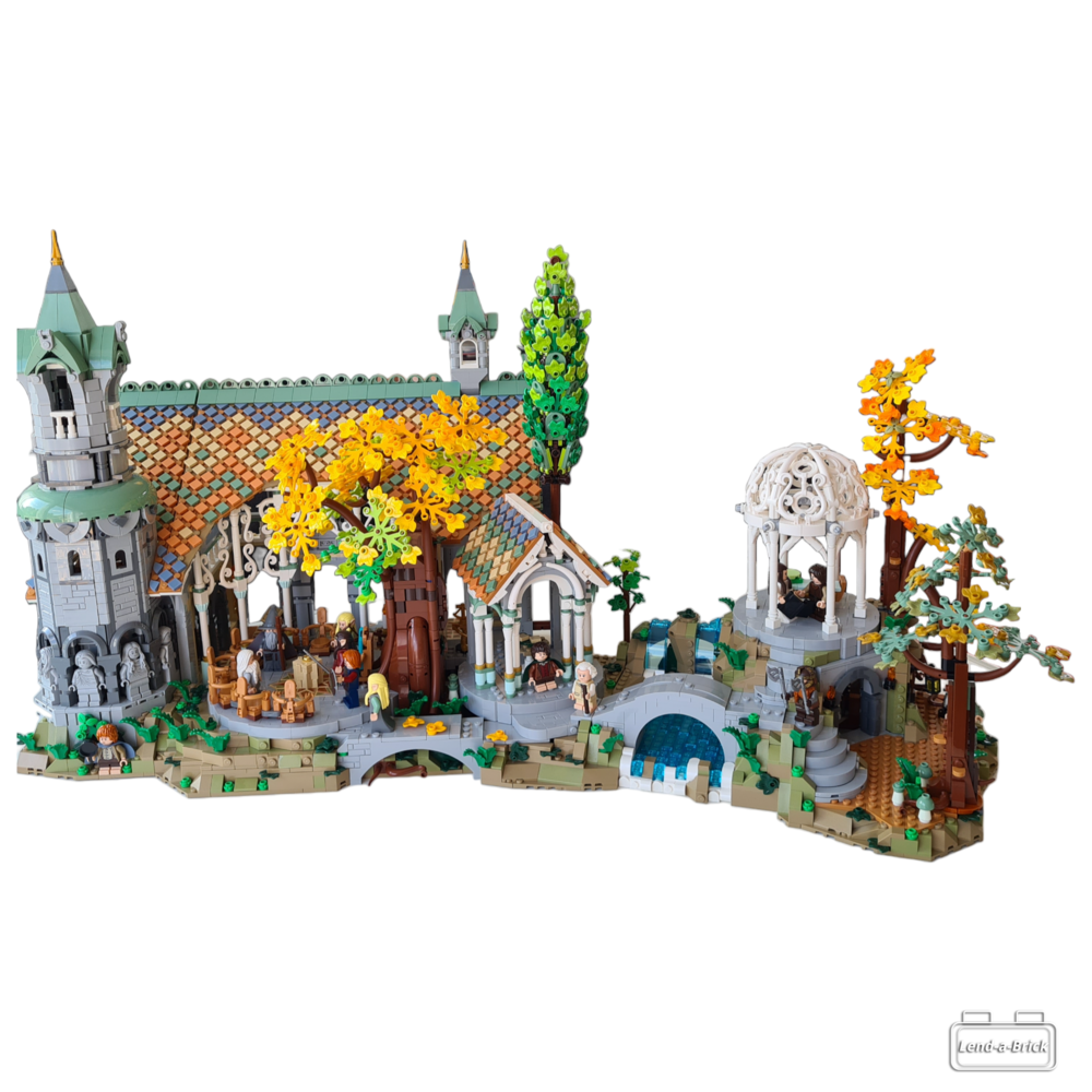 Rent LEGO set: The Lord of the Rings: Rivendell at Lend-a-Brick