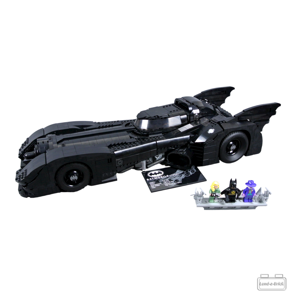 Rent LEGO set: 1989 Batmobile™ at Lend-a-Brick