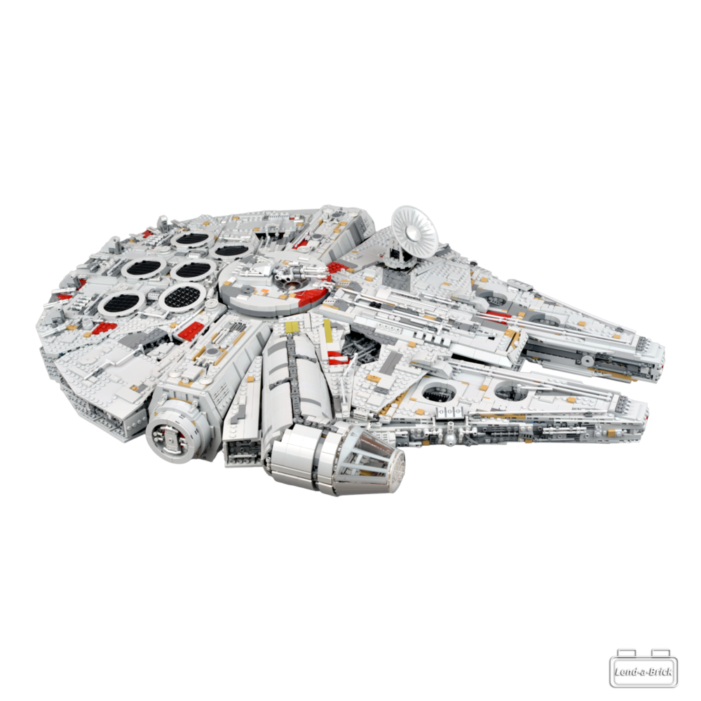 Rent LEGO set: Millennium Falcon™ at Lend-a-Brick