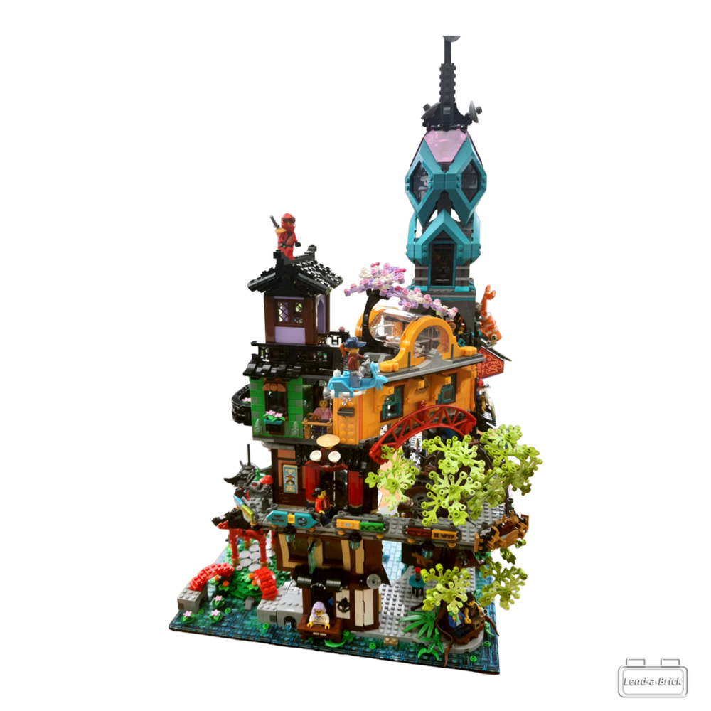 NINJAGO® City Gardens at  Lend-a-Brick.