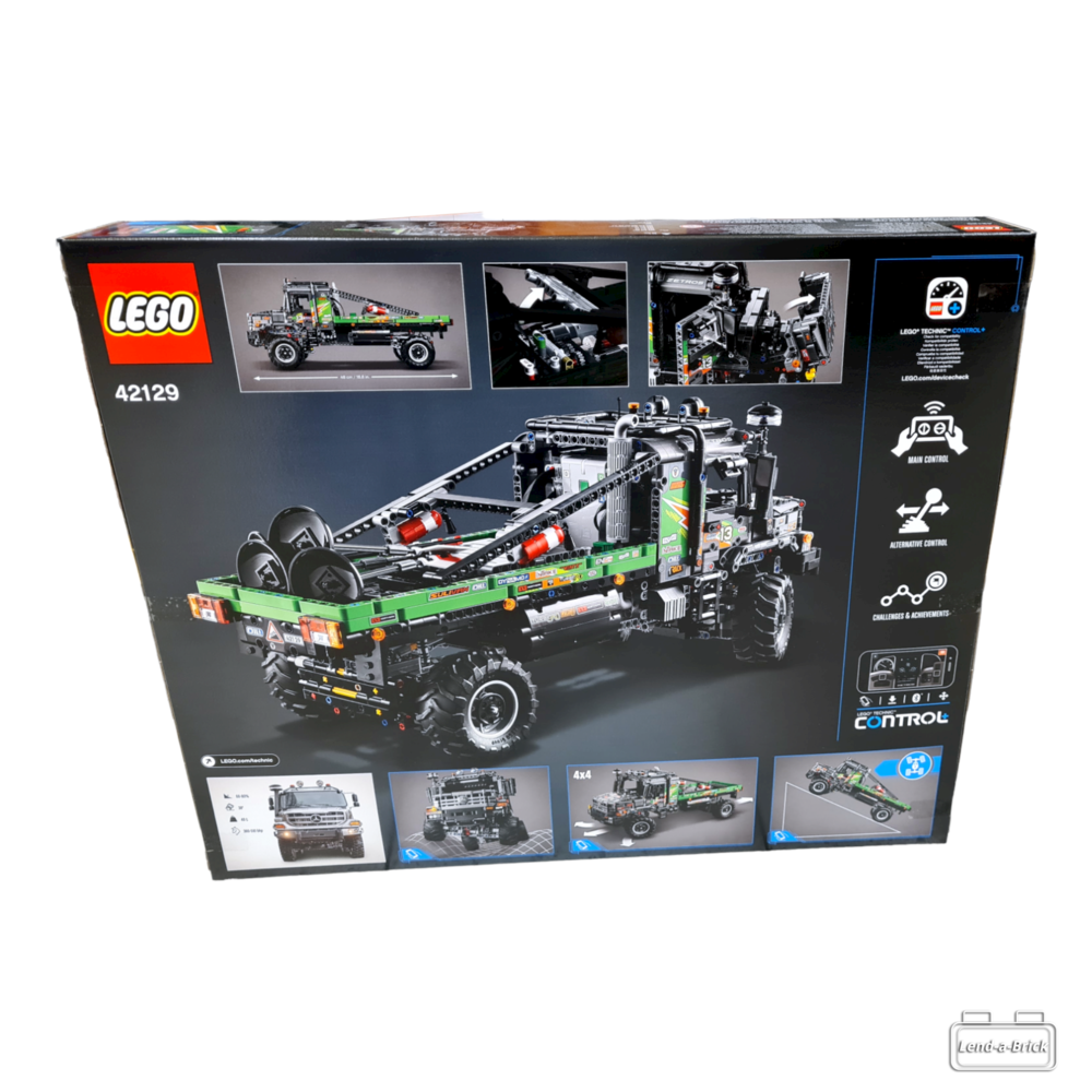 Rent LEGO set: 4x4 Mercedes-Benz Zetros Trial Truck at Lend-a-Brick