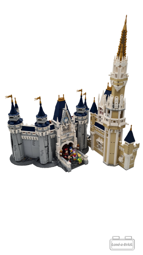 The Disney Castle at  Lend-a-Brick.