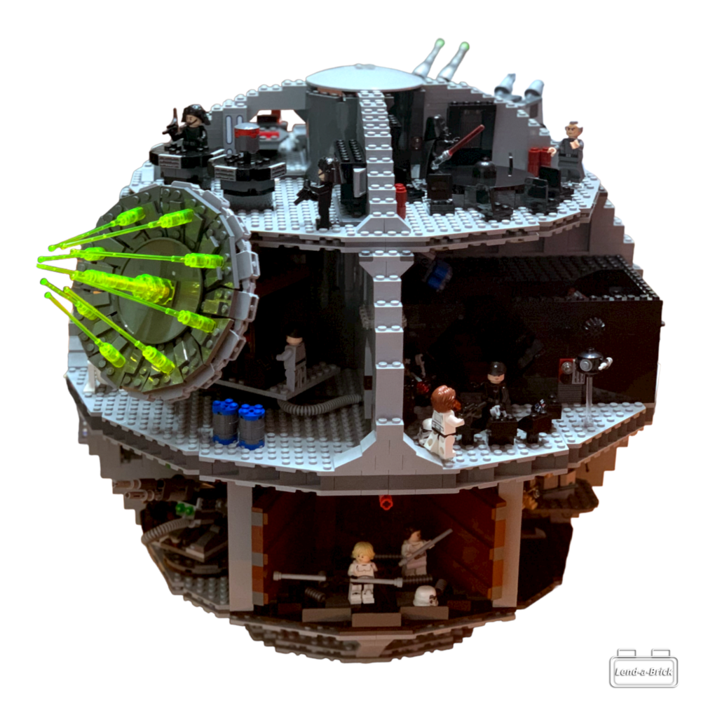 Death Star™ at  Lend-a-Brick.